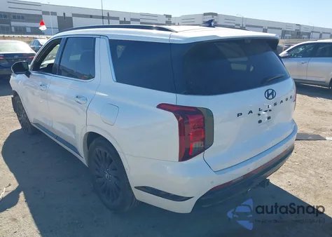 2025 Hyundai Palisade Calligraphy Night Edition from USA, damaged, VIN KM8R7DGE7SU826184